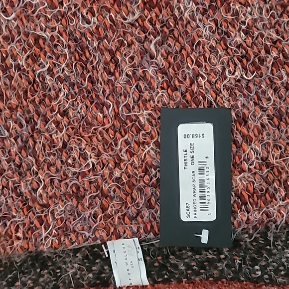 Bryn Walker Thistle Fringed Wrap Scarf One Size $158 - Picture 5 of 9